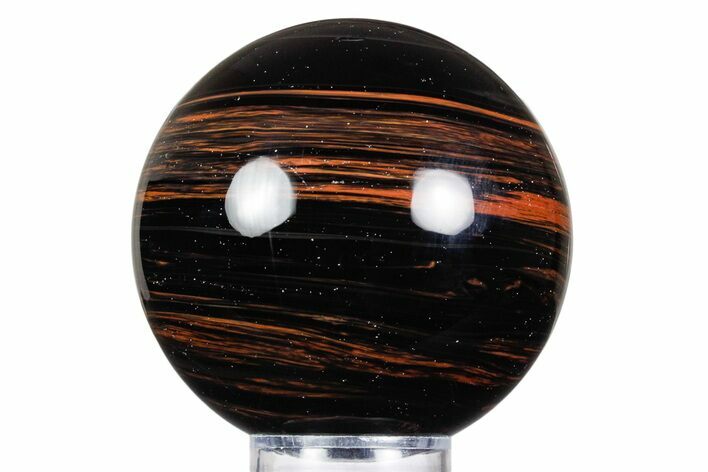 Polished Mahogany Obsidian Sphere #359202
